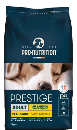 Pro-nutrition Prestige Adulte Skin Sensible, saumon, sans céréales, 3 kg
