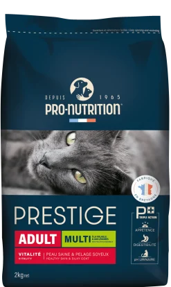 Pro-Nutrition Prestige chat adulte multi croquettes, 2 kg
