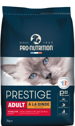Pro-Nutrition Prestige chat adult à la dinde, 2 kg