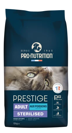 Pro-Nutrition Prestige chat stérilisé et/ou light aux poissons, 10 kg