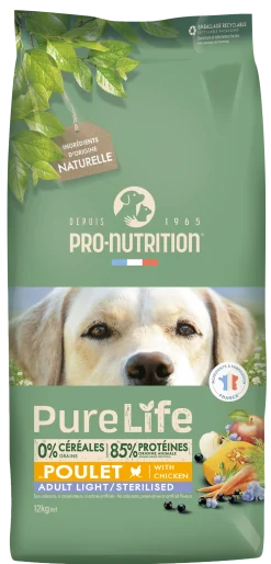 Pro-Nutrition Pure Life Light Sterelized, 12 kg