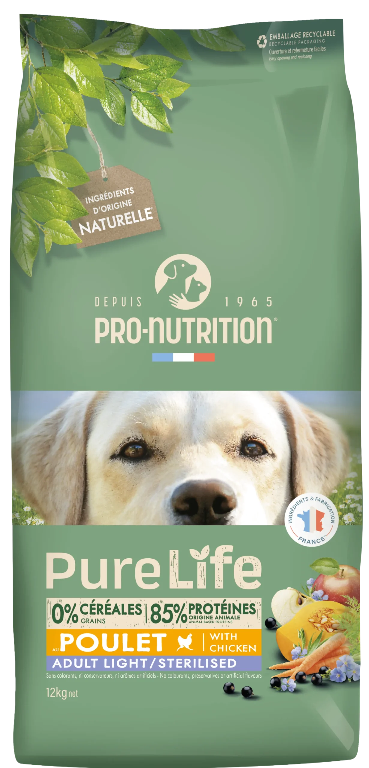 Pro-Nutrition Pure Life Light Sterelized, 12 kg