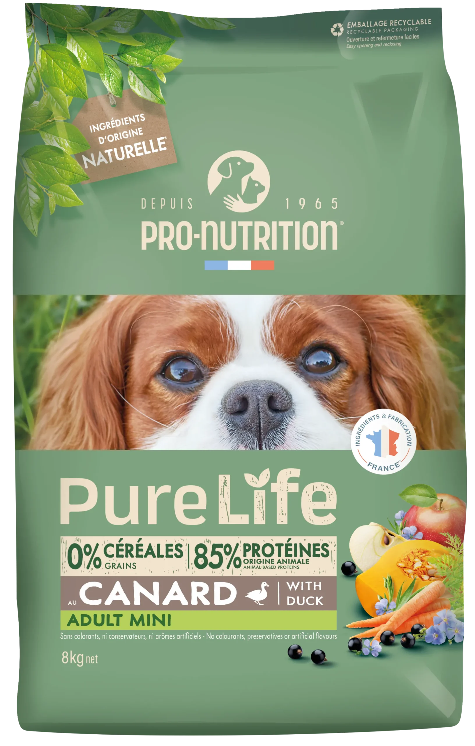 Pro-Nutrition Pure Life Mini Adult Canard, 8 kg