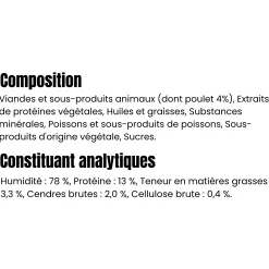 Pro Plan chat boite Sterelised poulet, 85 g