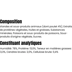 Pro Plan chat sachet fraicheur en sauce sterilised poulet, 85 g x 10 pcs