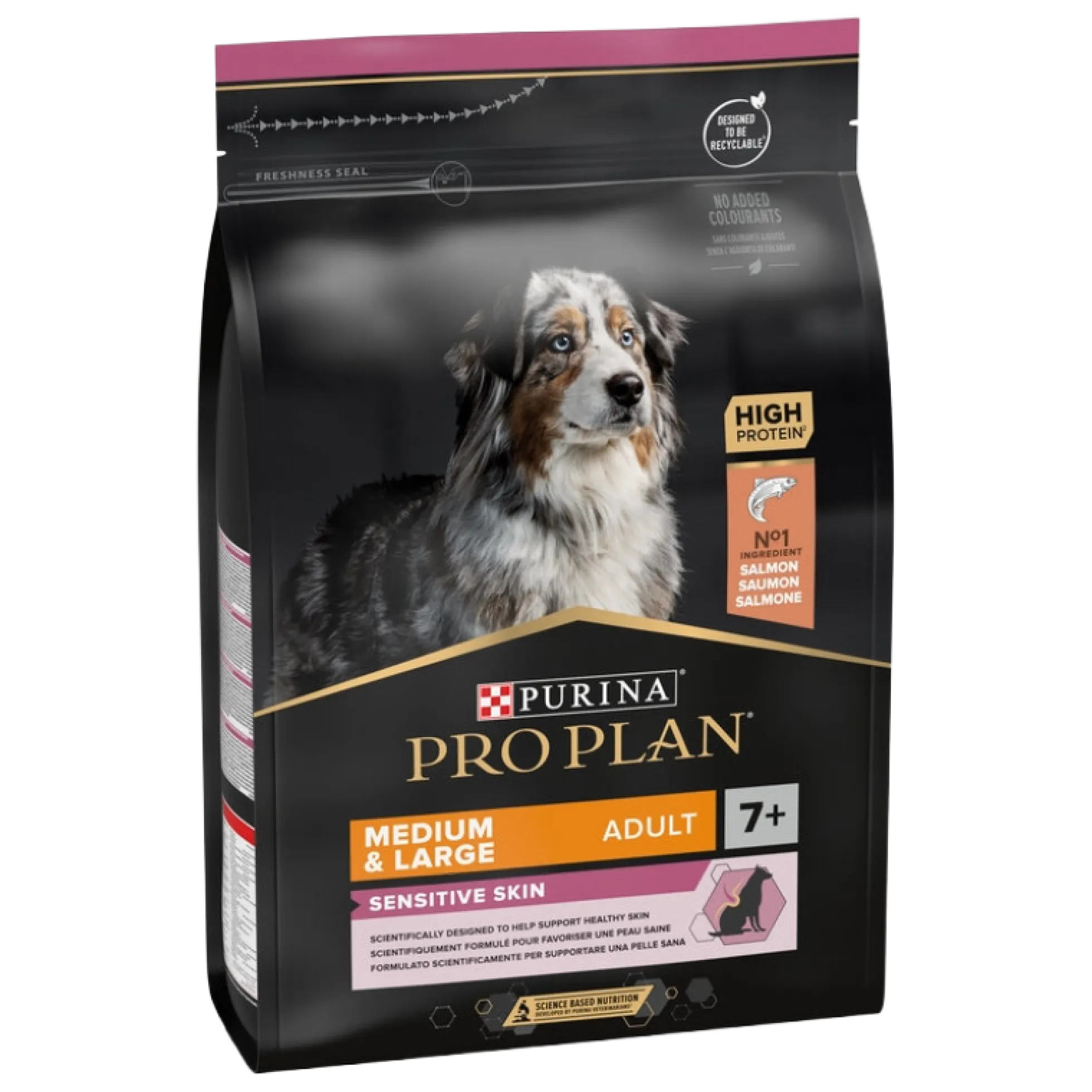 Pro Plan Medium & Large Adult 7+ Sensitive Skin saumon, 3 kg