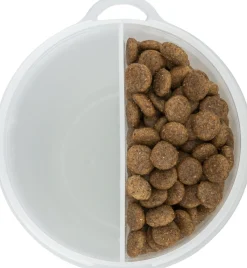 Récipient d'eau et nourriture, en plastique, 2 × 0,35 l/ 11 × 23 cm