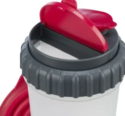 Récipient d'eau et nourriture, en plastique, 2 × 0,35 l/ 11 × 23 cm