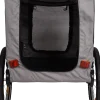 Remorque vélo Doggycyclette 125 x 95 x 72 cm - noir / gris