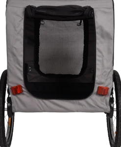 Remorque vélo Doggycyclette 125 x 95 x 72 cm - noir / gris