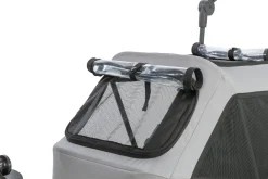 Remorque vélo, fonction pliable rapidement, M : 63 x 95 x 90/132 cm