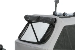 Remorque vélo, fonction pliable rapidement, M : 63 x 95 x 90/132 cm