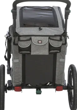 Remorque vélo L : 55.5 x 77 x 105/147