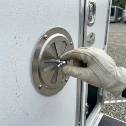 Règleur d'air inox poli grillagé
