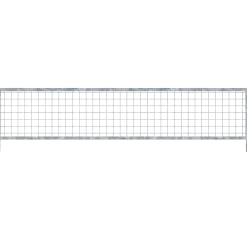 Réhausse en grille 50x50, Hauteur 41 cm - 2 m (avec tube de chaque côté)
