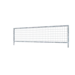 Réhausse en grille 50x50, Hauteur 41 cm - 2 m (avec tube de chaque côté)