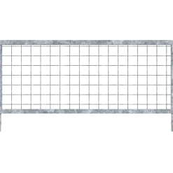 Réhausse en grille 50x50, Hauteur 41 cm - 1 m (avec tube de chaque côté)