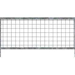 Réhausse en grille 50x50, Hauteur 41 cm - 1 m (avec tube de chaque côté)