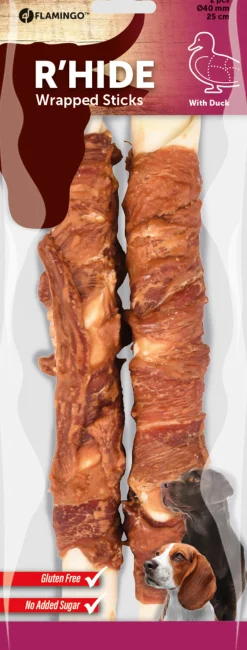 R hide canard wrapped stick 40 mm, 25 cm, 2 pcs