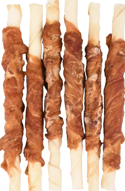 R hide canard wrapped stick 7/8 mm, 12 cm, 6 pcs