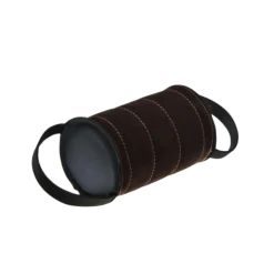 Rouleau / tube de mordant en cuir, 18 cm