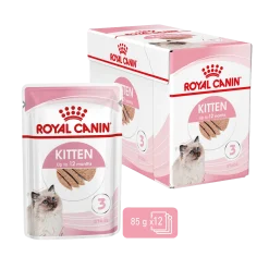 Royal canin sachet fraicheur Kitten mousse - 12 sachets de 85 gr