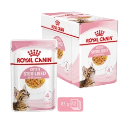 Royal canin sachet fraicheur Kitten sterilised gelee - 12 sachets de 85 gr