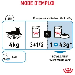 Royal canin sachet fraicheur Ultra Light sauce- 12 sachets de 85 gr