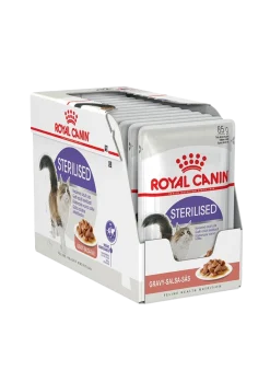 Royal canin sachet fraicheur stérelised sauce - 12 sachets de 85 gr