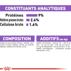 Royal canin sachet fraicheur stérelised gelée - 12 sachets de 85 gr