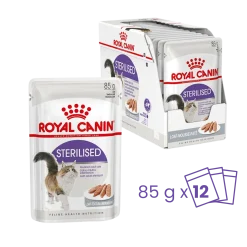 Royal canin sachet fraicheur stérelised mousse - 12 sachets de 85 gr