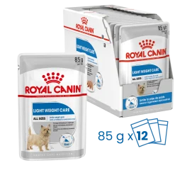 Royal Canin Wet Chien Light Weight Care Mousse - 12 x 85 g