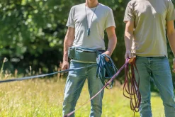 Saccoche Baggy Belt, sangle ventrale: 62-125 cm, bleu