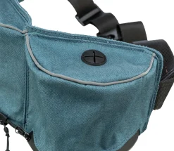 Saccoche Baggy Belt, sangle ventrale: 62-125 cm, bleu