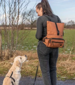 Sac de hanche Rolltop, sangle ventrale: 55-130 cm, rouille