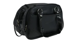 Sac de transport en simili cuir, noir