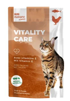 Sachet fraicheur Bubi nature chat - vitality care thon et poulet, 70 gr