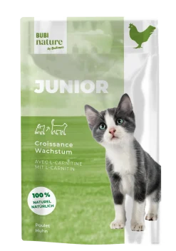 Sachet fraicheur Bubi nature chat - junior cuisse de poulet, 70 gr
