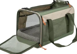 Sac Marlon 27 × 27 × 43 cm, beige/vert olive