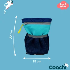 Sacoche friandise PRO Train & treat Bag (bleu clair / bleu marine)
