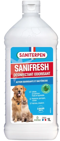 Saniterpen désinfectant odorisant SANI FRESH, 1 litres