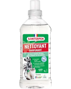 Saniterpen détergent sans allergène, fleur de coton, 1 litres