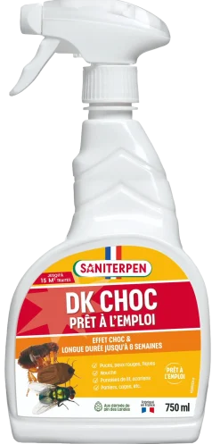 Saniterpen insecticide effet choc DK, prêt à l'emploi, 750 ml