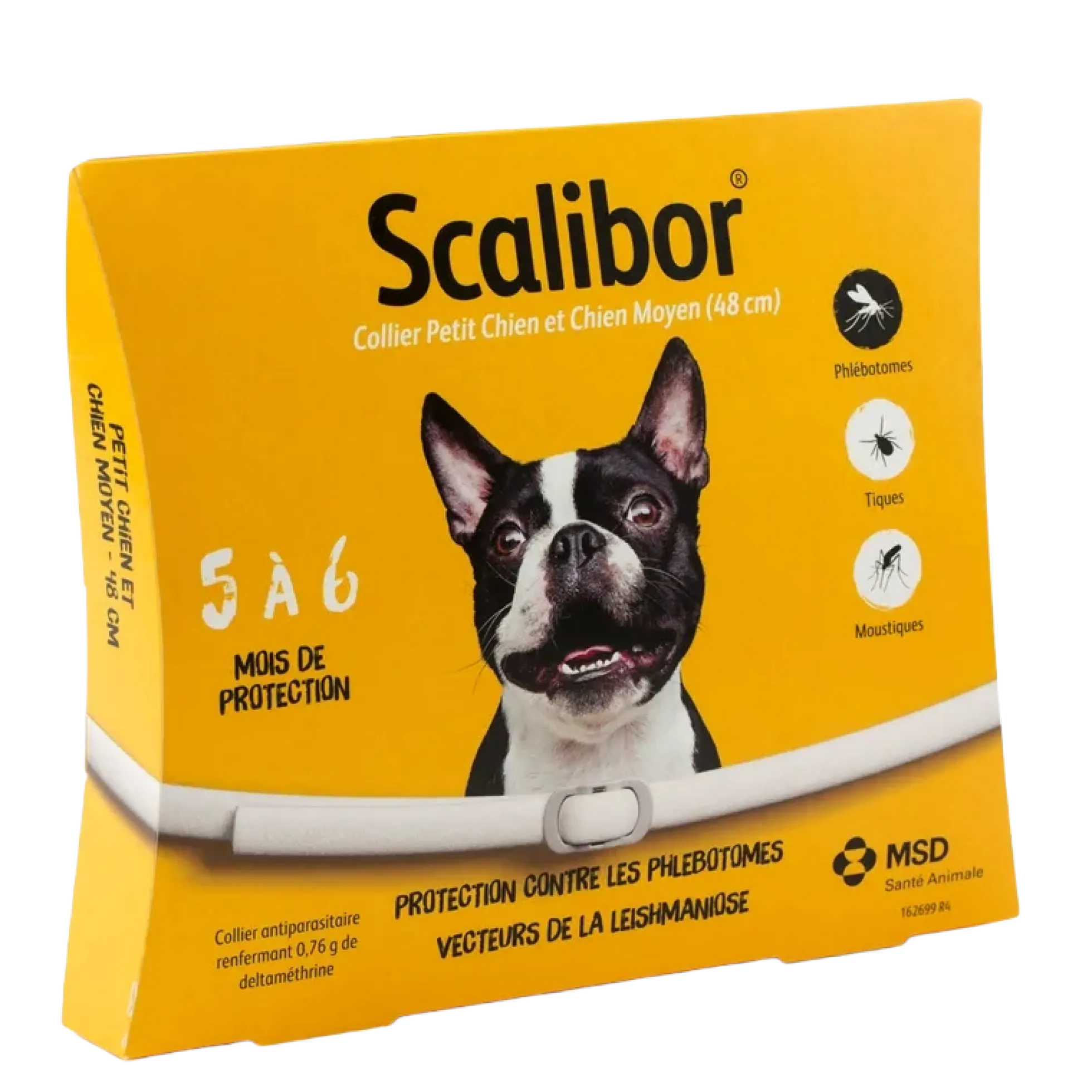 Scalibor collier antiparasitaire pour chien, 48 cm