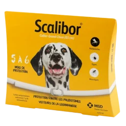 Scalibor collier antiparasitaire pour chien, 65 cm