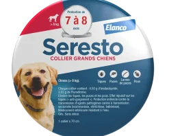 Seresto, collier anti parasitaire pour grand chien