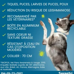 Seresto, collier anti parasitaire pour grand chien