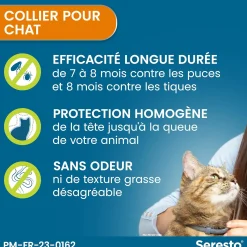 Seresto, collier anti parasitaire pour chat