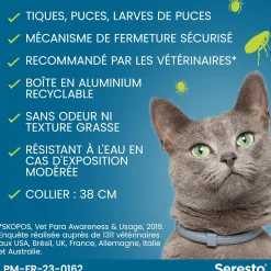 Seresto, collier anti parasitaire pour chat