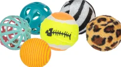 Set balles, versions diverses, 4 cm, 6 Pcs